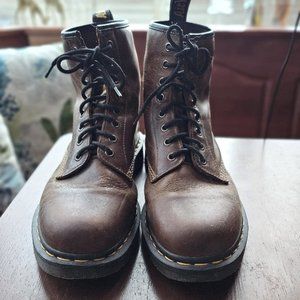 Dr. Martens 1460 Greenland Distressed Brown Boots Size 11